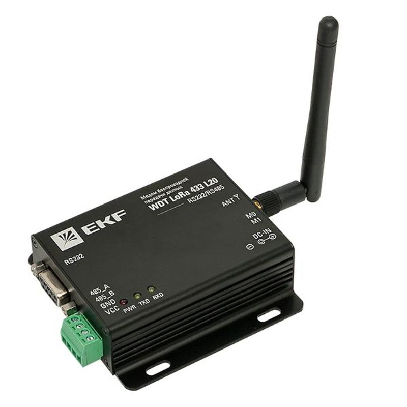 Модем беспроводной передачи данных WDT LoRa 433 L20 PROxima | wdt-L433-20 | EKF — миниатюра 9