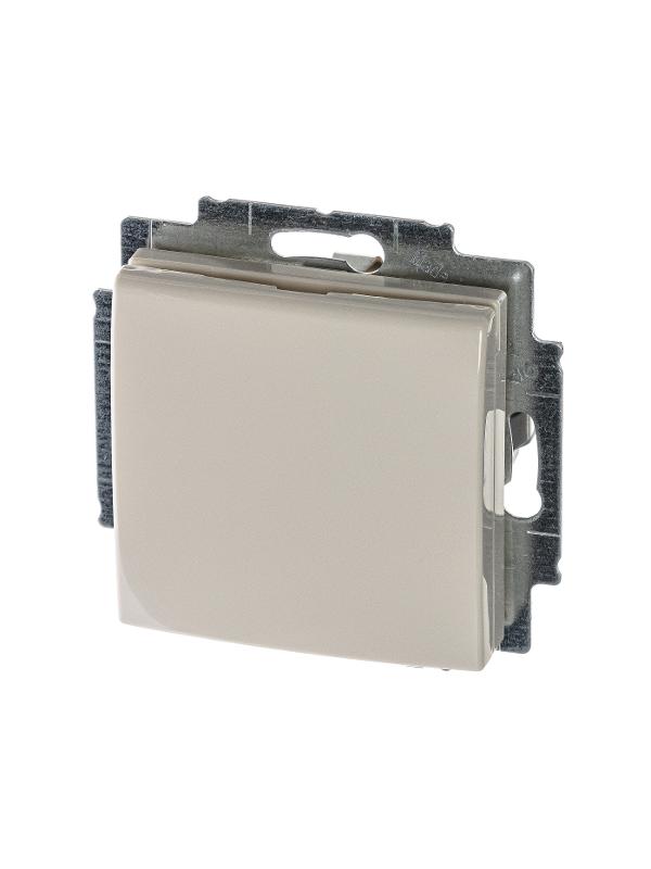 ABB Basic 55 Сл. кость Розетка с/з с крышкой | 2018-0-0351  | 2CKA002018A0351 | ABB — ABB