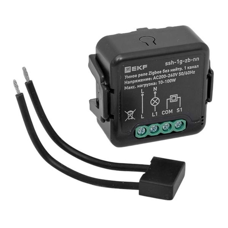Умное реле в подрозетник 1-канальное без нейтрали Zigbee EKF Connect Select | ssh-1g-zb-nn | EKF — миниатюра 10