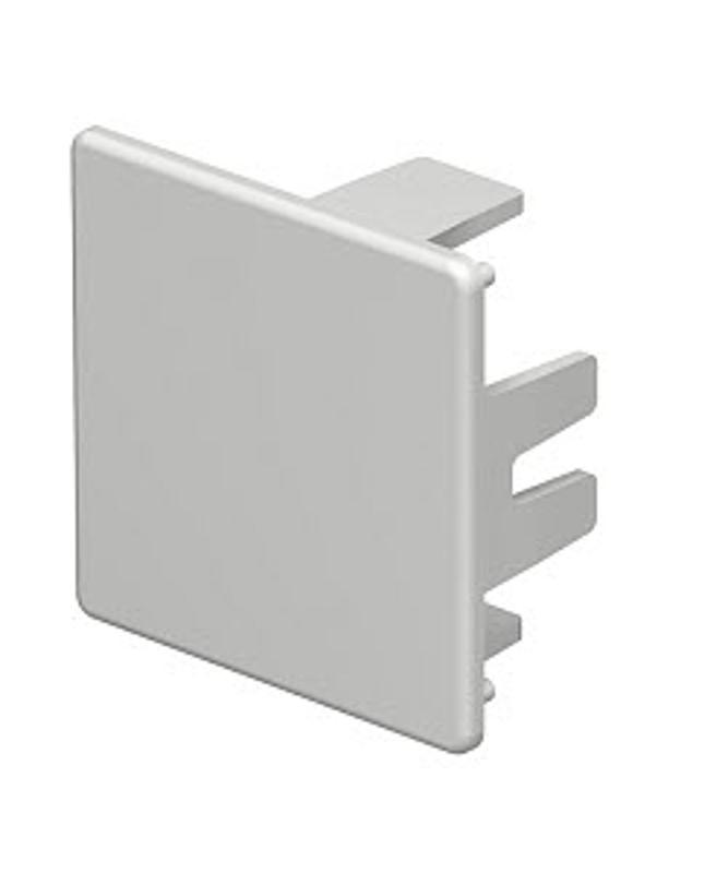 Торцевая заглушка кабельного канала WDK 40x40 мм (ПВХ,светло-серый) (WDK HE40040LGR) | 6183727 | OBO Bettermann — миниатюра 2