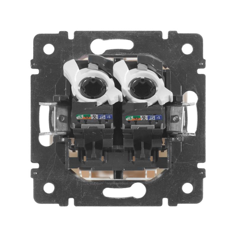 Valena Белый Розетка комп(RJ45) 2-ая 5 кат UTP — миниатюра 4