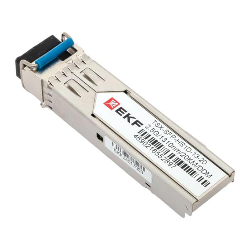 SFP модуль 2,5 Гбит одинарное одномодовое оптоволокно 1310нм дальность 20км TSX |TSX-SFP-HS1D-13-20|EKF — миниатюра 11