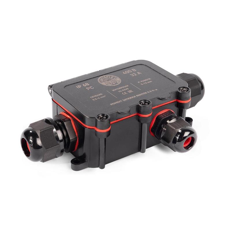 Коробка распределительная герметичная MG Box M-3 IP68 144х90х37мм, вводы М20 - 3 шт., негорючая, ЗВИ 3пары 0,5–4,0 мм.кв. | 89512 | Fortisflex — Fortisflex