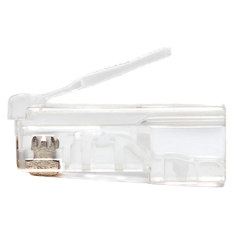 Коннектор RJ-45 TERACOM неэкранированный 8P8C Cat.5E универсальный (упак.10шт) | TRC-PLUG-5EUTP-10 | EKF — миниатюра 4