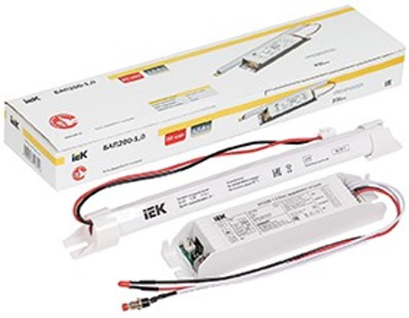 Блок аварийного питания LED БАП200-3,0 200Вт 3ч IP20 | LLVPOD-EPK-200-3H | IEK — миниатюра 5