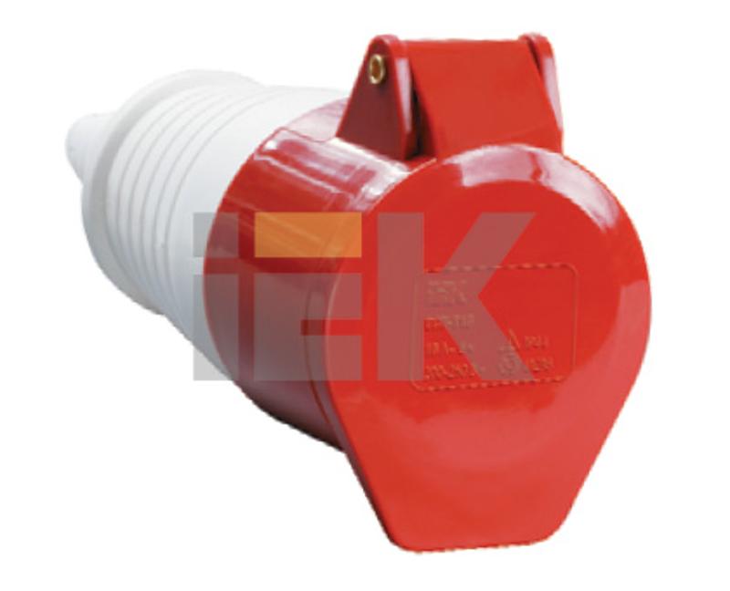 Розетка 225 переносная 3Р+РЕ+N 32А 380В IP44 | PSR22-032-5 | IEK — миниатюра 2