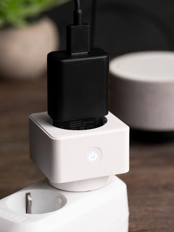 Розетка умная Wi-Fi бел. HomeConnect | RCS-1-WF | EKF — миниатюра 7