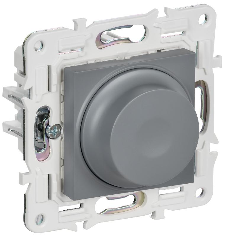 SKANDY Светорегулятор поворотный с индикацией 600Вт SK-D01Gr сер. | SK-D41-0600-K03 | IEK — IEK (ИЭК)