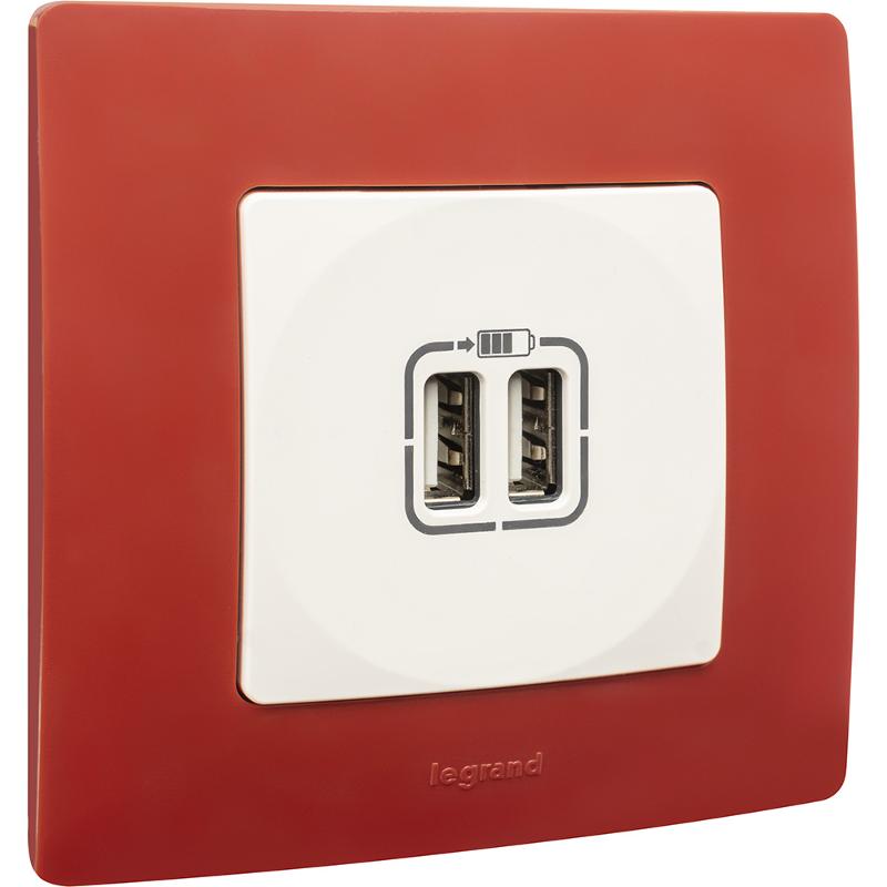 Etika Белый Розетка USB 2-ая 240В/5В 2400мА — миниатюра 6