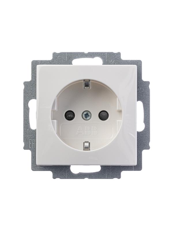 ABB Basic 55 Альп. белый Розетка с/з с защитными шторками | 2013-0-5278  | 2CKA002013A5278 | ABB — миниатюра 4