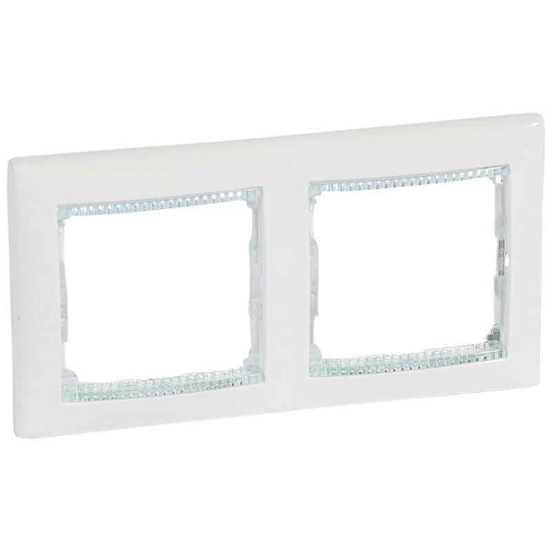 VALENA DIY Рамка 2-мест. бел. кр. | 694244 | Legrand — Legrand