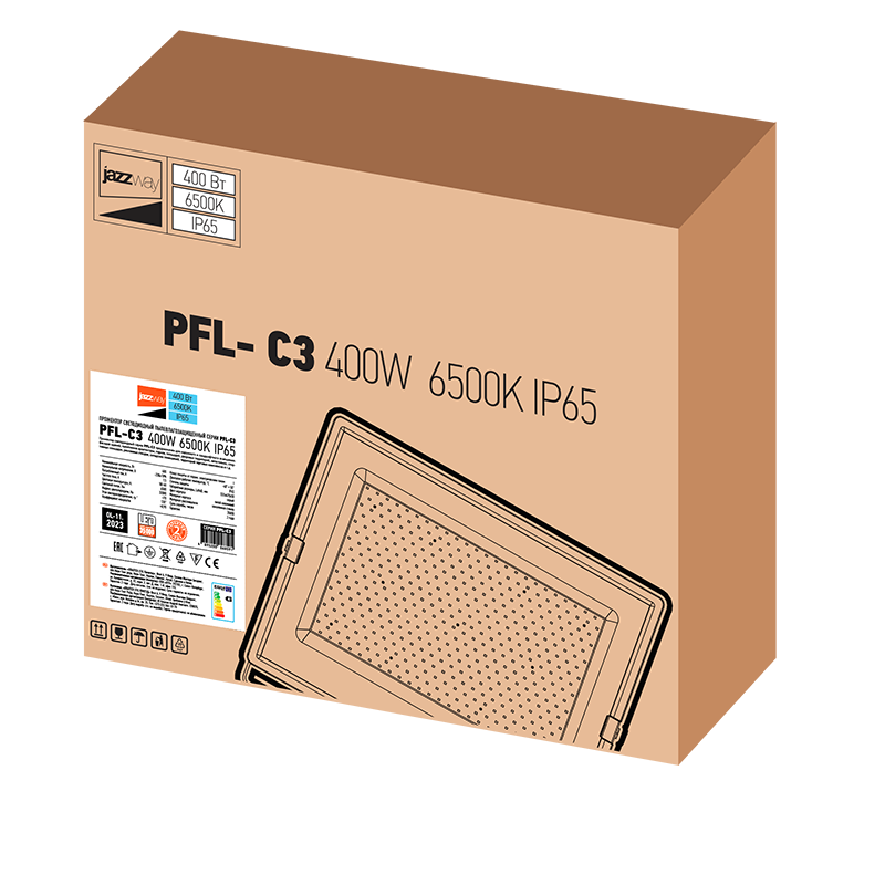 Прожектор светодиодный PFL- C3 400w  6500K IP65   | .5048591 | Jazzway — миниатюра 6