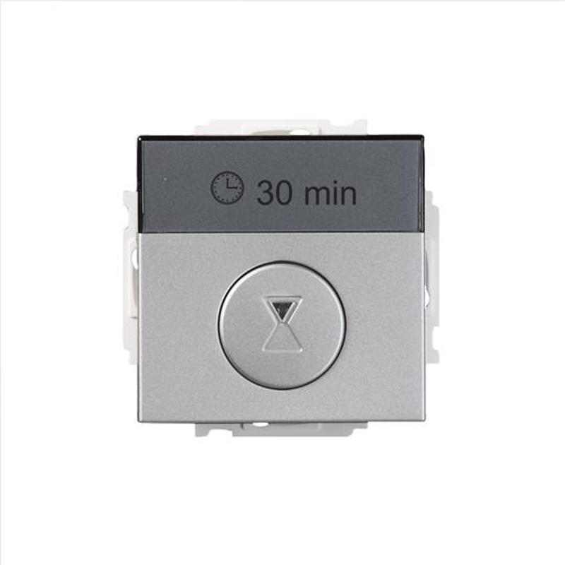 Выключатель с таймером 16А 230В, Impressivo, алюминий | T210-83  | 2TKA00000876 | ABB — ABB