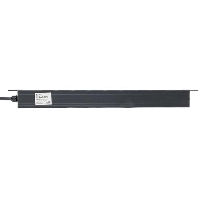 Блок розеток PDU TERACOM PRO 19" 1U 10А/250В 9 розеток Schuko шнур 2 м 3x1,5 мм2 вилка C14 | TRP-HPD-10A-9SH-2MC14 | EKF — миниатюра 2