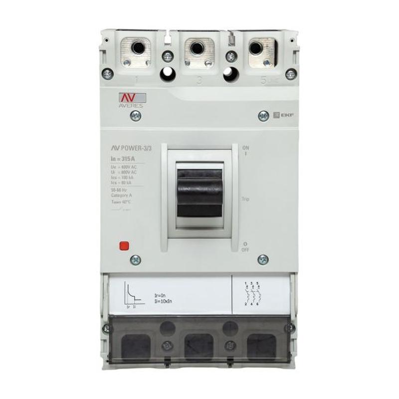 Выключатель автоматический AV POWER-3/3 315А 100kA TR AVERES | mccb-33-315H-TR-av | EKF — миниатюра 17