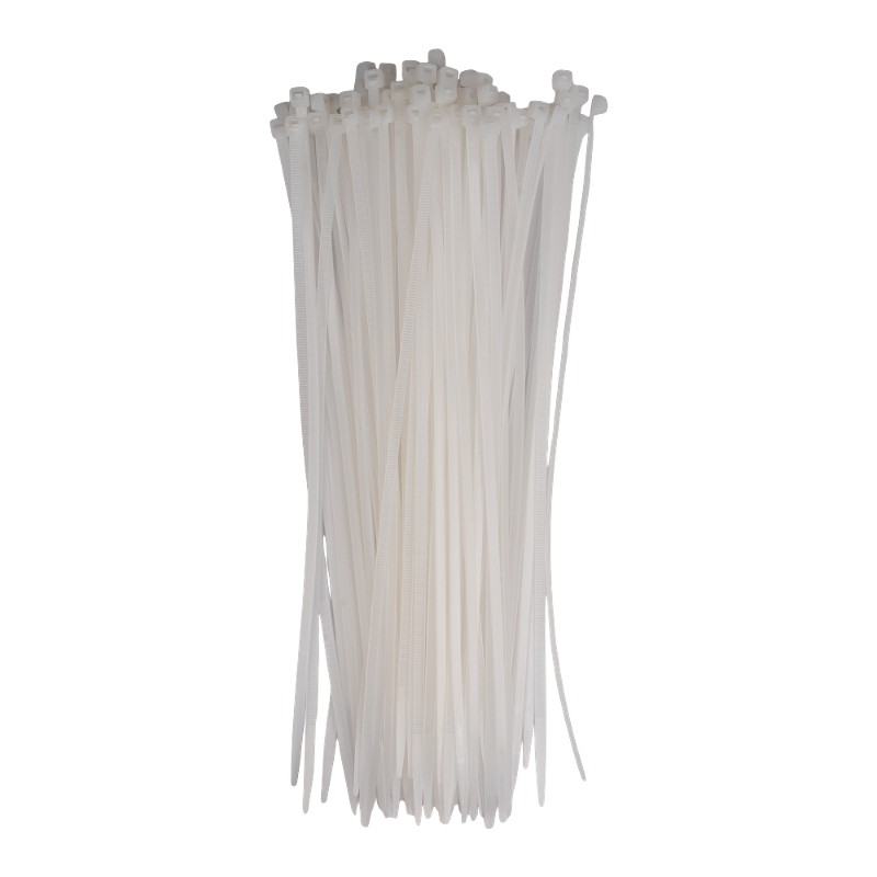 Кабельный коннектор PCT 4,8x300-100WH PA6.6 (100 шт/уп) | .5054035 | Jazzway — Jazzway