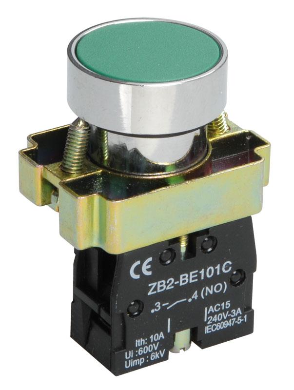 Кнопка управления LAY5-BA31 без подсветки зеленая 1з  | BBT60-BA-K06 | IEK — IEK (ИЭК)