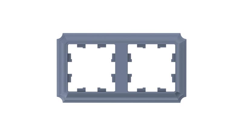 AtlasDesign Antique Грифель Рамка 2-ая, универсальная | ATN100702 | SE — Systeme Electric