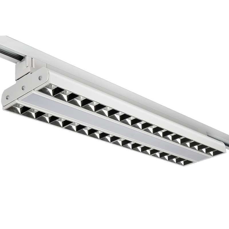 Светильник светодиодный трековый PTR 2296R 1F2S 96w 4000K 60°,120°,60° WH (белый) 540mm IP40 | .5039452 | Jazzway — Jazzway