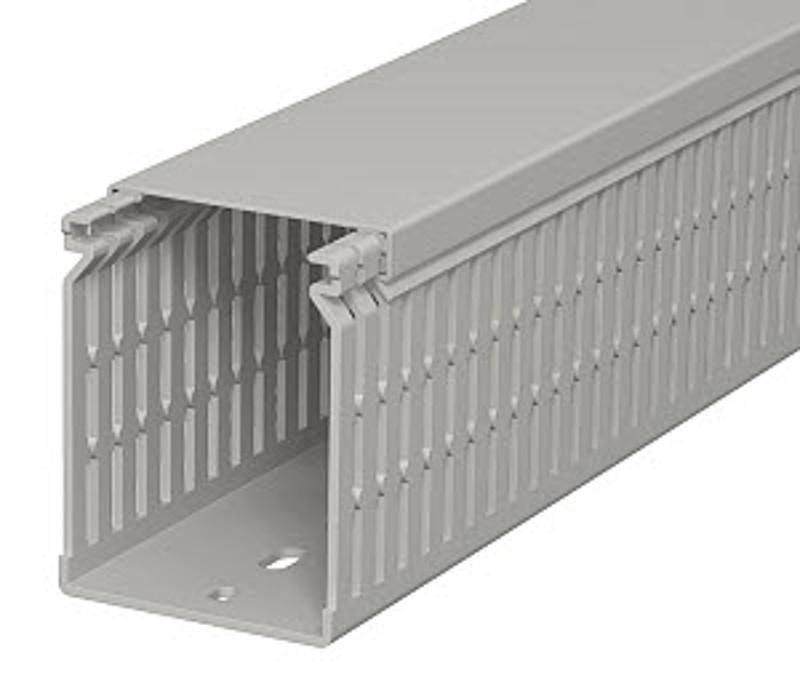 Распределительный кабельный канал LK4 N 80x60x2000 мм (ПВХ,серый) (LK4 N 80060) | 6178229 | OBO Bettermann — миниатюра 2
