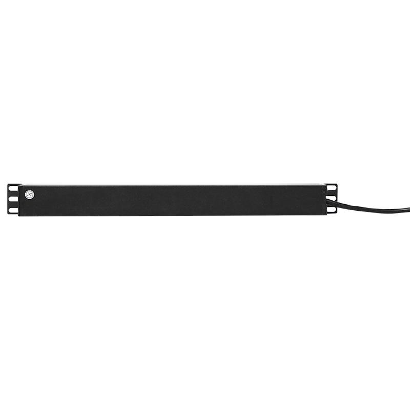 Блок розеток PDU TERACOM PRO 19" 1U 10А/250В 9 розеток Schuko шнур 2 м 3x1,5 мм2 вилка C14 | TRP-HPD-10A-9SH-2MC14 | EKF — миниатюра 9