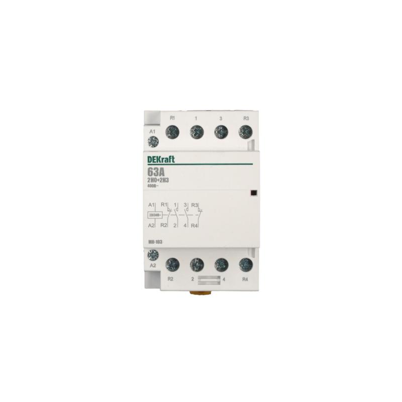 Контактор модульный 2НО+2НЗ 63А 230В МК-103 | 18090DEK | DEKraft — миниатюра 2