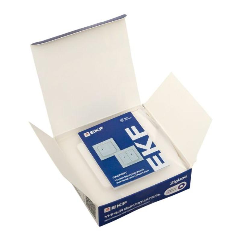 Умный беспроводной выключатель Стокгольм 1-кл белый Zigbee  Сonnect|RCV-ST1-WS-ZB|EKF — миниатюра 20