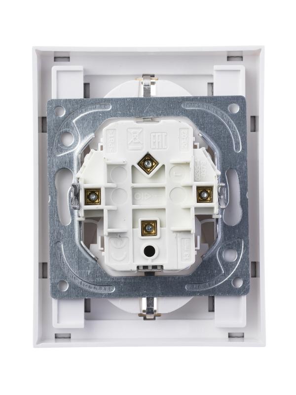 ABB Levit Кофе макиато / белый Розетка 2-ая с з/к со шторками 16А | 5522H-C03457 18W | 2CHH223457C6018 | ABB — миниатюра 4