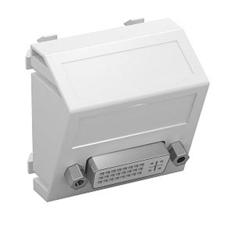 Мультимедийная рамка DVI Modul45 (серебристый) (MTS-DVI S AL1) | 6104748 | OBO Bettermann — миниатюра 2