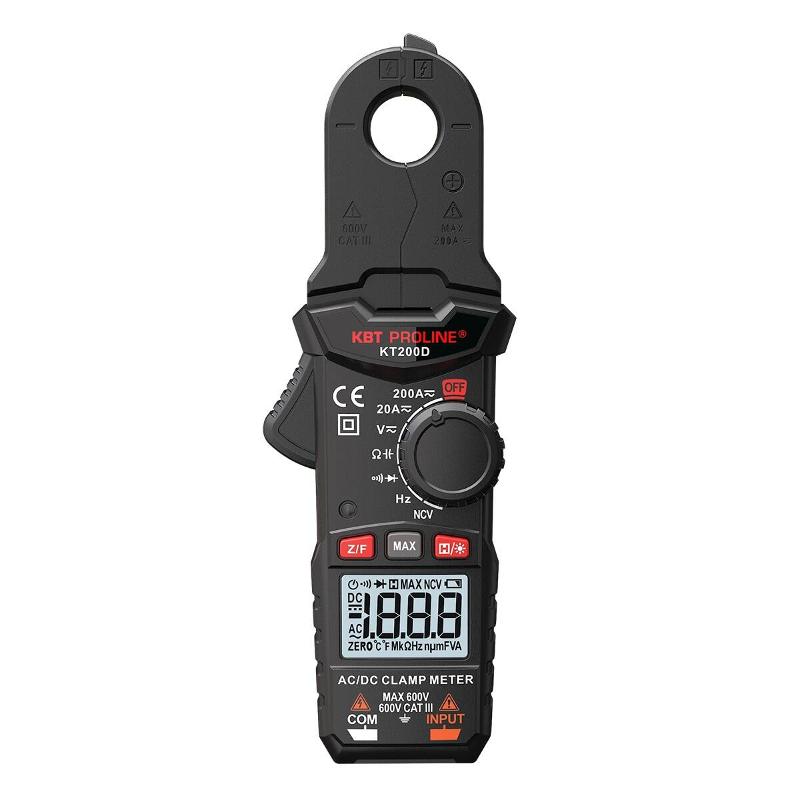 Токовые клещи цифровые КТ 200D серия PROLINE | 101563 | КВТ — КВТ