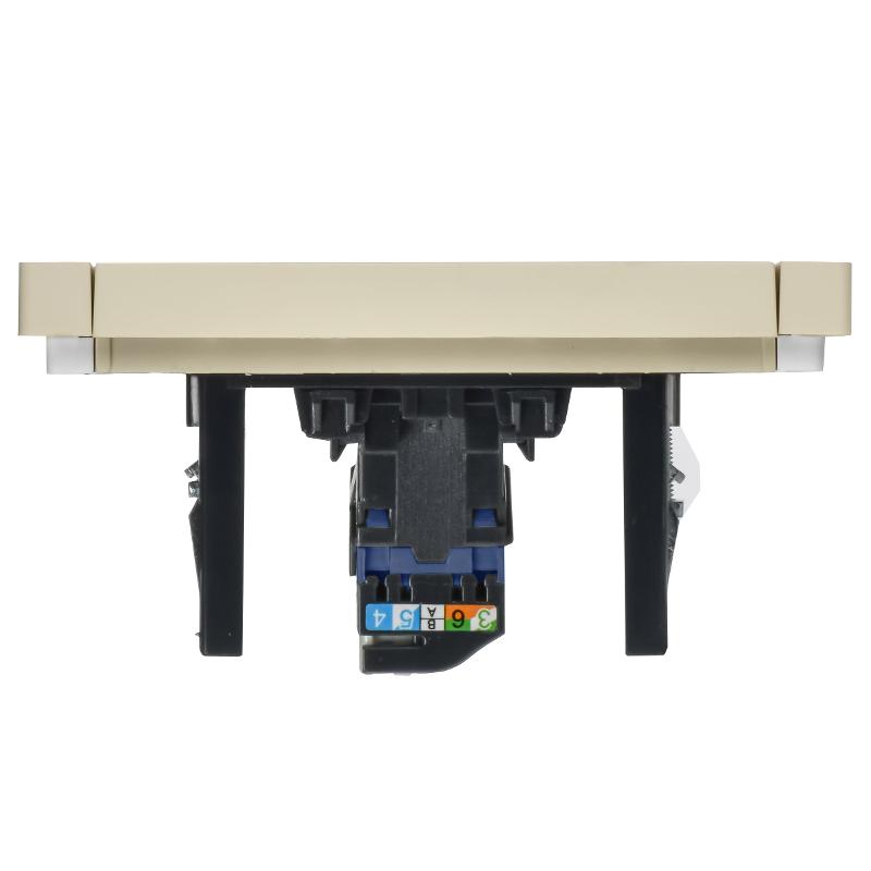 FORTE&PIANO Розетка комп. RJ45 кат.6 FP431 ваниль | FP-K10-2-K10 | IEK — миниатюра 5