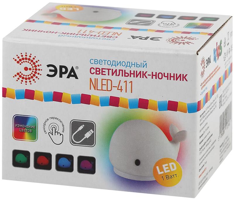 Светильник настольный NLED-411-1W-W белый | Б0041088 | ЭРА — миниатюра 2