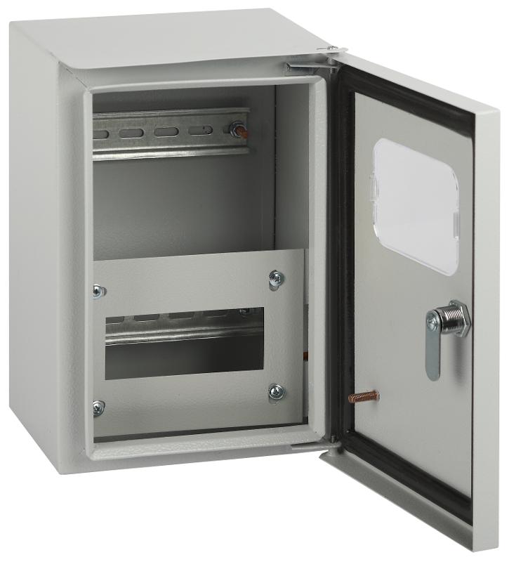 Корпус металлический навесной  SIMPLE ЩУ-1Н-6 (ЩУРН) (290х190х145) IP54 У2 серый  | Б0061042 | ЭРА — ЭРА (Энергия света)