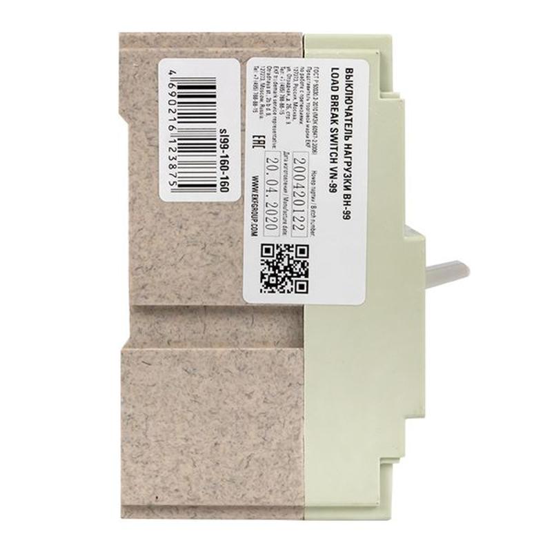 Выключатель нагрузки ВН-99 160/160А 3P EKF PROxima | sl99-160-160 | EKF — миниатюра 6