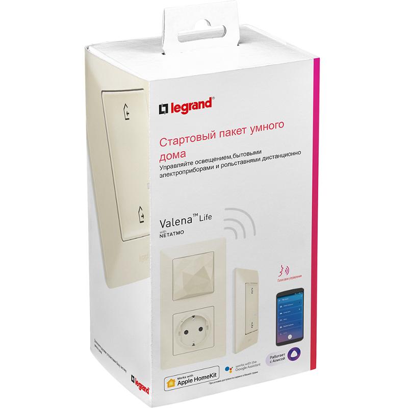 Пакет Умный стартовый Valena Life (шлюз WiFi+розетка Умн. с/з 16А 230В+главн.беспроводн. выкл."Я дома/Я вне дома")сл. кость Netatmo — миниатюра 7