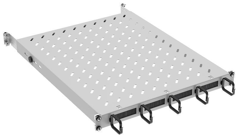 ITK by ZPAS Полка стац. 19" 1U орг. щет. 120кг 750мм сер. | ZP-FS35-U-1U-78 | ITK — ITK