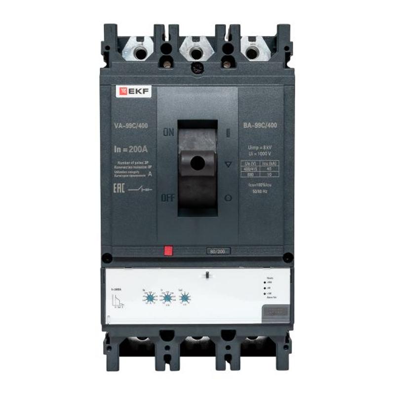 Выключатель автоматический ВА-99C 400/200А 3P 45кА EKF PROxima | mccb99C-400-200 | EKF — миниатюра 12