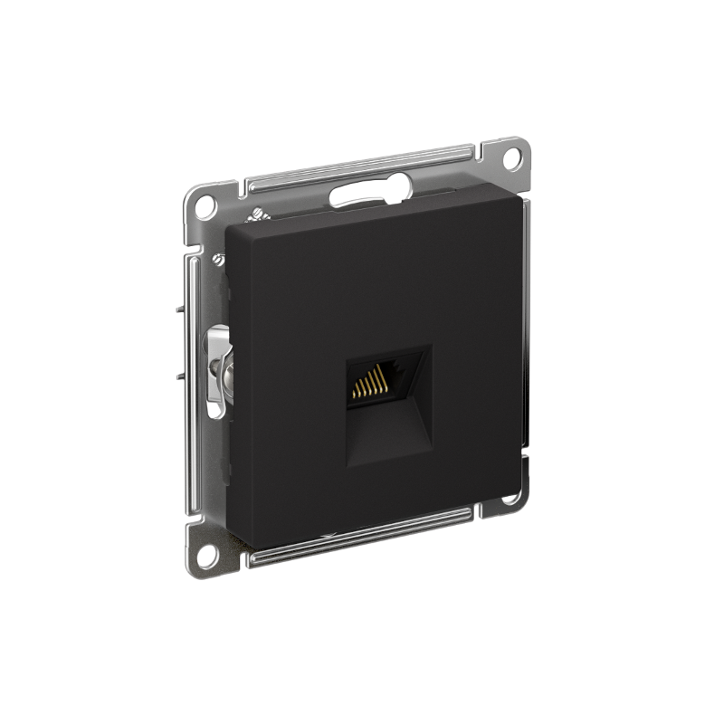 AtlasDesign Карбон Розетка компьютерная RJ45, механизм | ATN001083 | SE — Systeme Electric