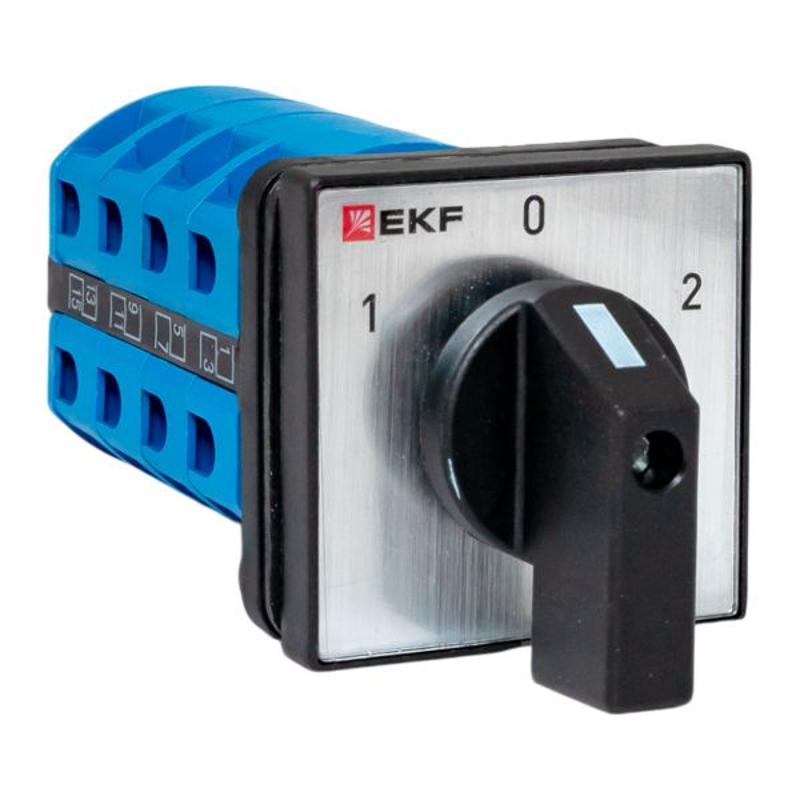 Переключатель кулачковый ПК-1-24 25А 4P «1-0-2» IP65 | pk-1-24-25-65 | EKF — EKF