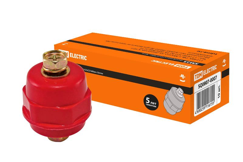 Изолятор SM25 силовой Н25хD27хМ6мм с болтом  | SQ0807-0007 | TDM — TDM ELECTRIC