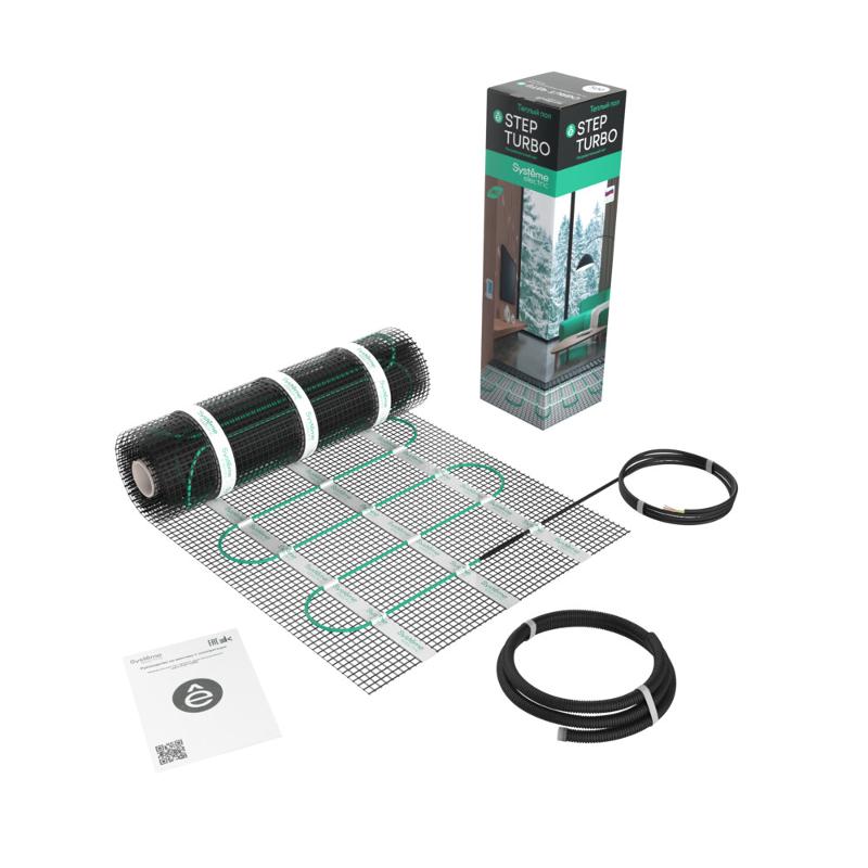 STEP TURBO Мат нагревательный STM200015, 200 Вт/м2, 300 Вт, 1,5 м2 | STM200015 | SE — Systeme Electric