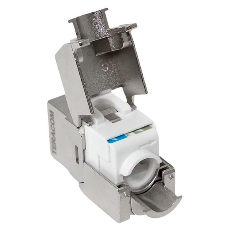 Модуль Keystone TERACOM PRO Cat.5E экранированный STP 110 IDC 180 градусов самозажимной | TRP-KSTN-T180D-5ESTP | EKF — миниатюра 7