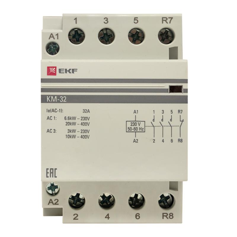 Контактор модульный КМ 32А 3NО+NC (3 мод.) EKF PROxima | km-3-32-31 | EKF — миниатюра 4