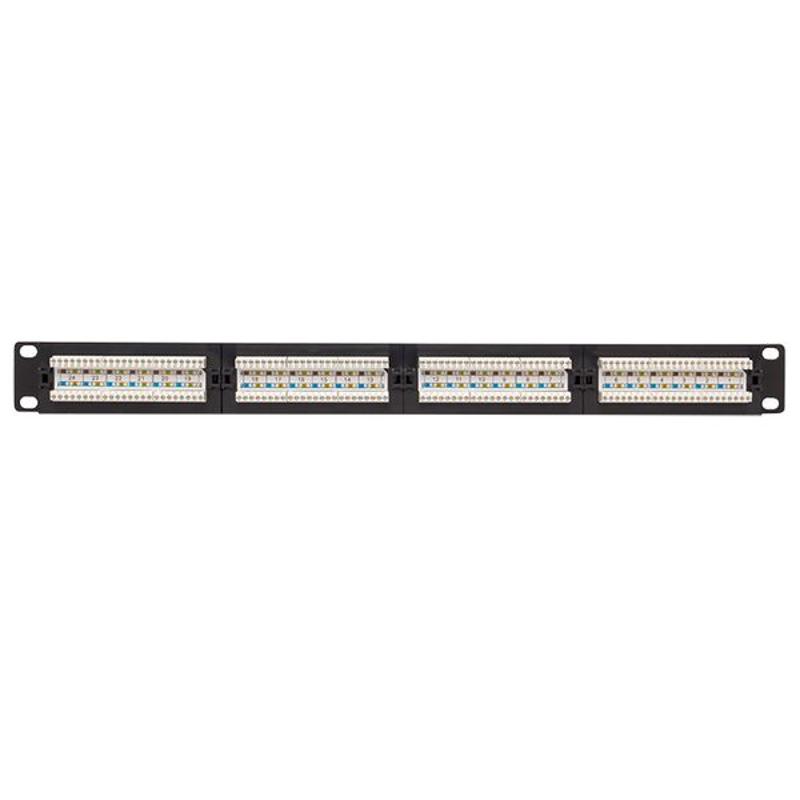 Патч-панель TERACOM PRO 19'' Cat.6 1U неэкранированная UTP 24 порта RJ-45 Dual IDC | TRP-PPNL-6UTP-1U24 | EKF — миниатюра 7