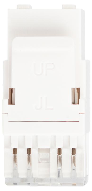 Коннектор RJ45 CAT6 UTP Keystone, цвет белый  ОФИС 18-8002-0 | Б0063290 | ЭРА — миниатюра 4
