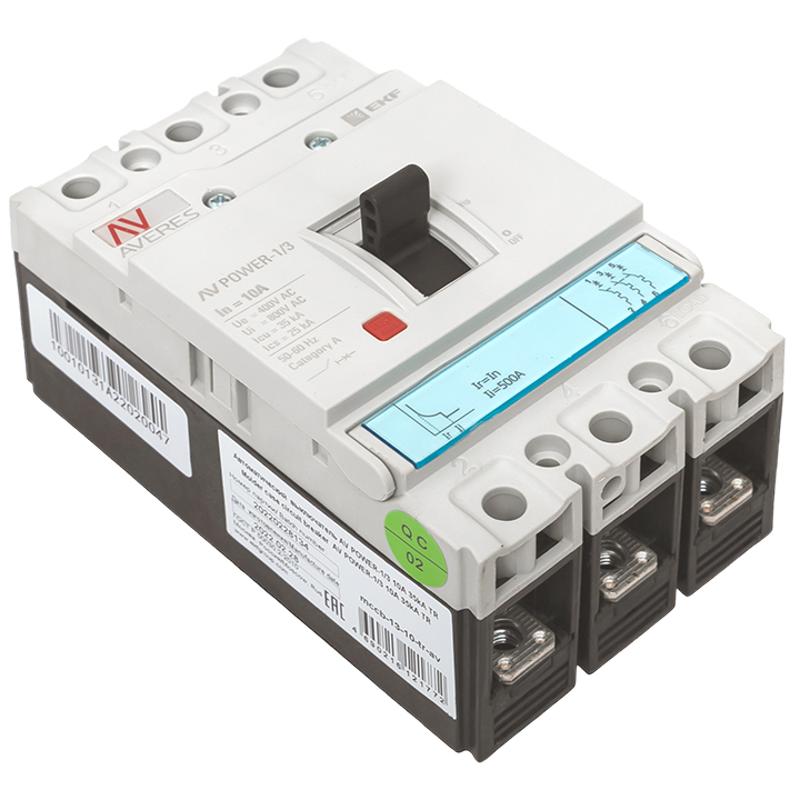 Выключатель автоматический AV POWER-1/3 10А 35kA TR | mccb-13-10-TR-av | EKF — миниатюра 6