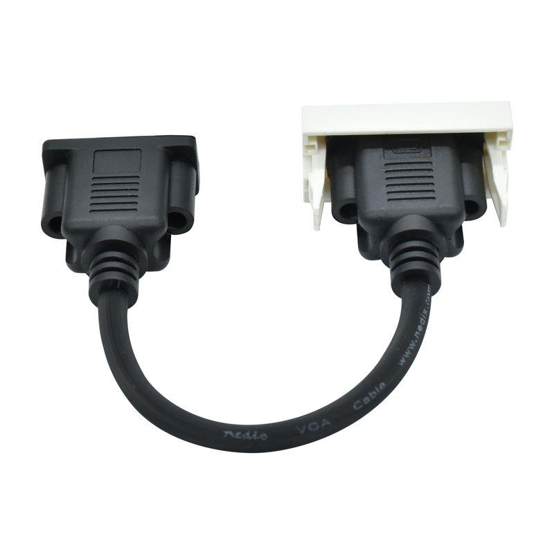 PRIMER РКМ-10-20-П Розетка VGA M/M (1 мод.) бел. | PR-KK40D-RV-0-1-K01 | IEK — миниатюра 5