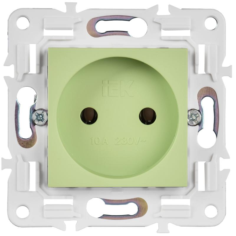 SKANDY Розетка без з/к/ш 10А SK-R02M мятный | SK-R10-10-K06 | IEK — миниатюра 2