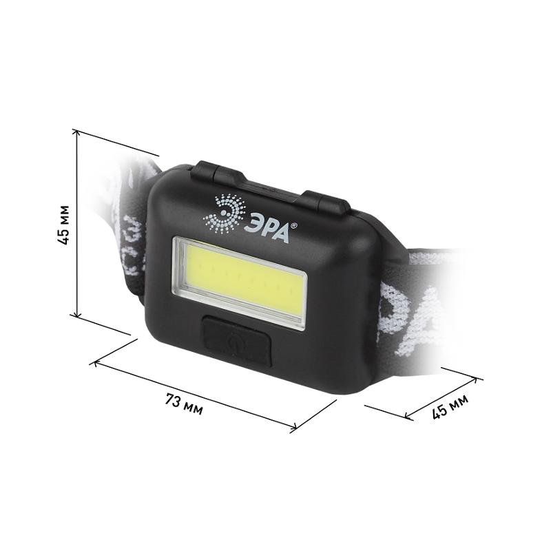 Фонарь налобный влагозащищенный GB-607  3Вт COB LED Extra, 3хААА, блистер | Б0039620 | ЭРА — миниатюра 3