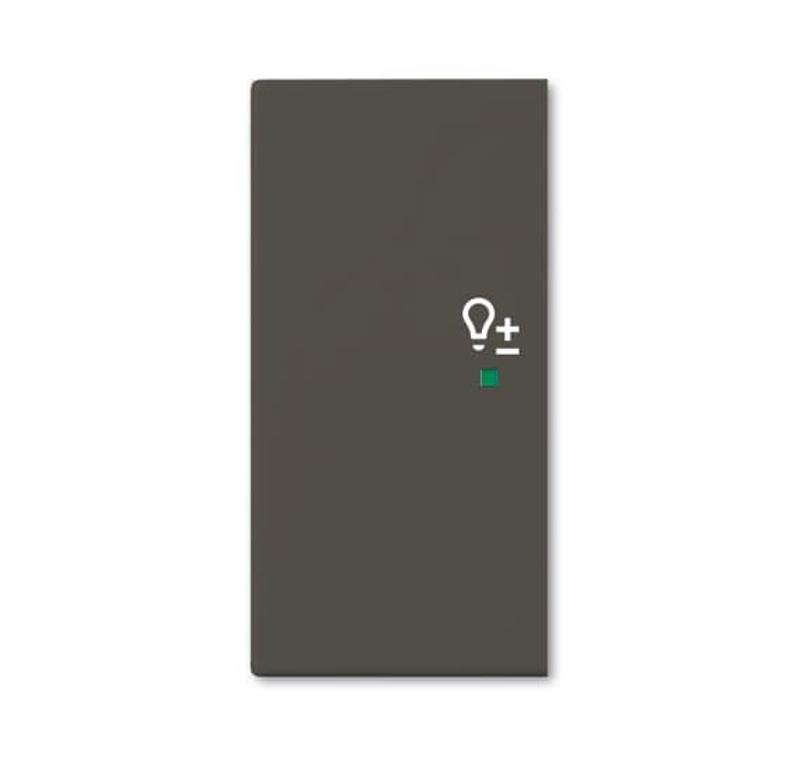 SRD-2-L-95 Клавиша двойная левая free@home, светорегулятор, Basic 55, цвет chateau-black | 6220-0-0695  | 2CKA006220A0695 | ABB — ABB